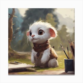 Little Mouse Canvas Print