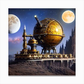 Spaceship Canvas Print