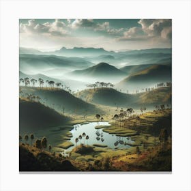 Sri Lanka Landscape Canvas Print
