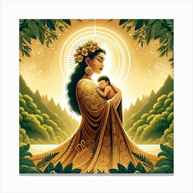 Artiphoria Maori Goddess Of Mot Canvas Print