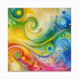 Abstract Painting Canvas Print