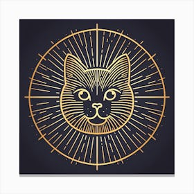 Cat In The Sun 1 Canvas Print