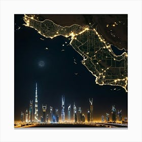 Saudia Arabia At 2a47a Canvas Print