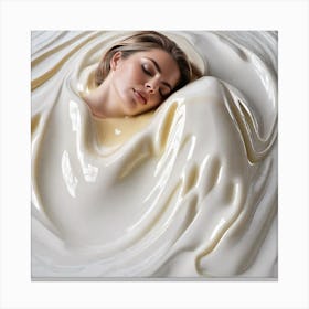 Milky Woman Canvas Print