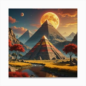 Egyptian Landscape 2 Canvas Print