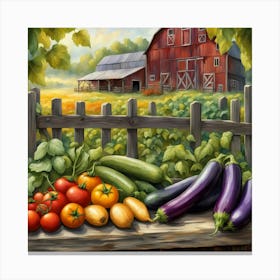 Farm Stand Canvas Print