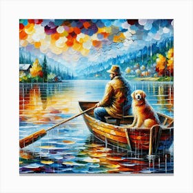 Man's best friend Canvas Print