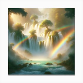 Mythical Waterfall 7 Canvas Print