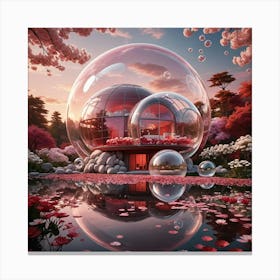 Bubble House Canvas Print