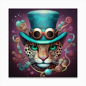 Steampunk Leopard 2 Stampe su tela