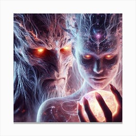 Ethereal Couple Canvas Print