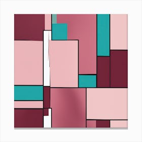 Abstract Squares Canvas Print