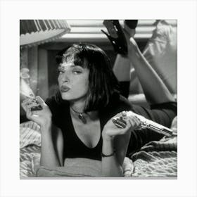 Mia Wallace Pulp Fiction 1994 Canvas Print