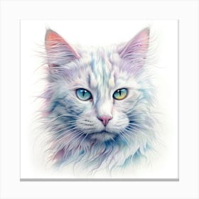 Tiffany Cat Portrait 2 Canvas Print