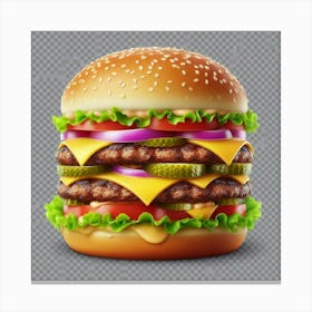 Hamburger 1 Canvas Print
