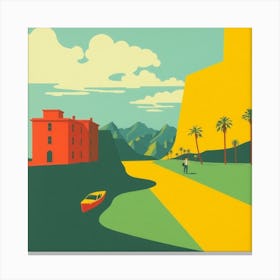 Yellow Brick Road Canvas Print