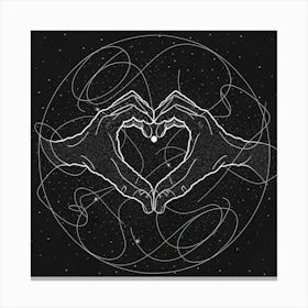 Heart - Drawing Canvas Print