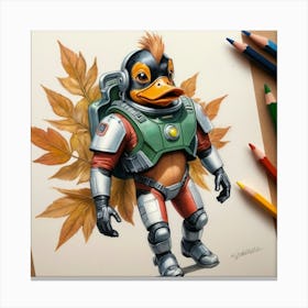 Star Wars Duck Canvas Print