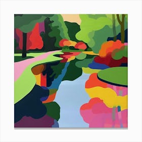 Abstract Park Collection Vondelpark Amsterdam 3 Canvas Print