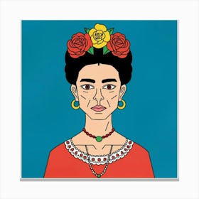 Frida Kahlo Art Print 2 Canvas Print