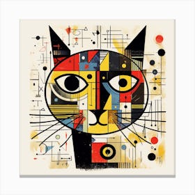 Cat abstract Canvas Print