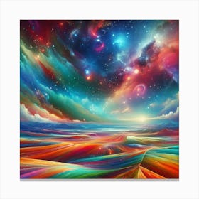 Colorful Nebula Canvas Print