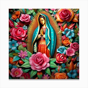 Virgin Of Guadalupe 3 Canvas Print