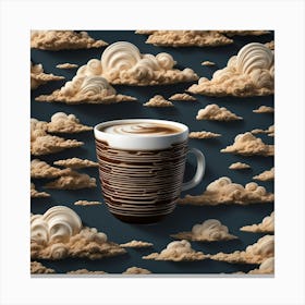 Coffee And Clouds Canvas Print