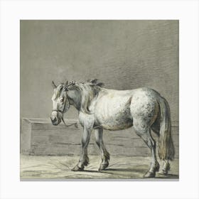 Standing Horse (1810 1816), Jean Bernard Canvas Print