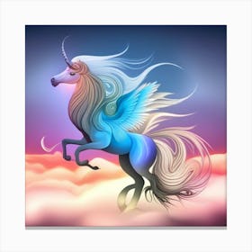 Fairytale Unicorn Canvas Print