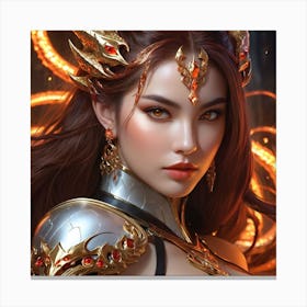 Demon Girl io Canvas Print