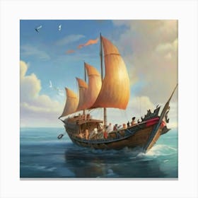 Pirates Of The Caribbean Canvas Print