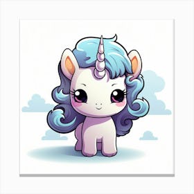 Cute Unicorn 539 Canvas Print