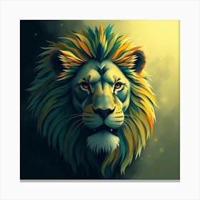 Lion Head 6 Canvas Print