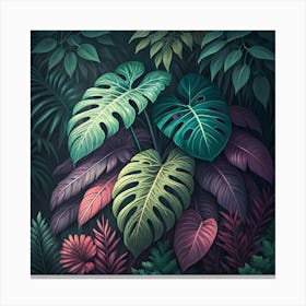 Jungle Background 1 Canvas Print