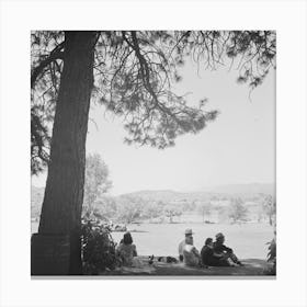 Untitled Photo, Possibly Related To Klamath Falls, Oregon, Sunday Afternoon In The City Park By Russell Lee 3 Canvas Print