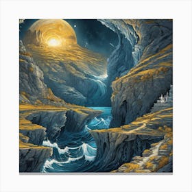 Cave Of The Sun Canvas Print