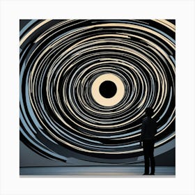 Black Hole - Black Hole Stock Videos & Royalty-Free Footage Canvas Print