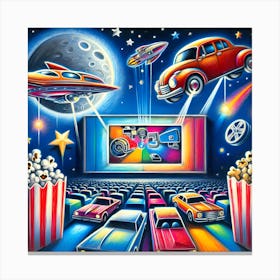 Super Kids Creativity:Sci-Fi Movie Theater Canvas Print
