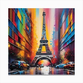 Paris Eiffel Tower 33 Canvas Print