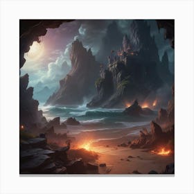 Dungeons And Dragons Canvas Print