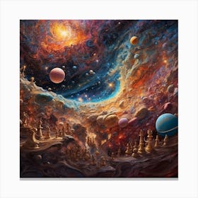 Creation of Galaxies Canvas Print