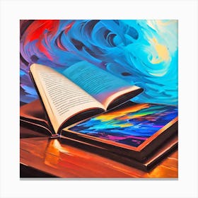 Open Book 9 Canvas Print