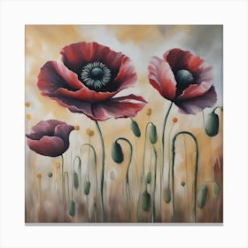 Poppies Canvas Print