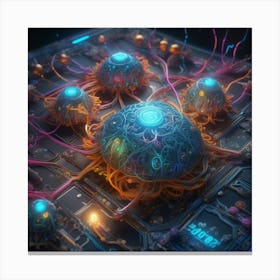 Cyborg 120 Canvas Print