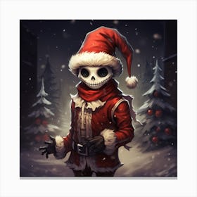 Merry Christmas! Christmas skeleton 14 Canvas Print