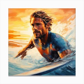 Surfer 9 Canvas Print