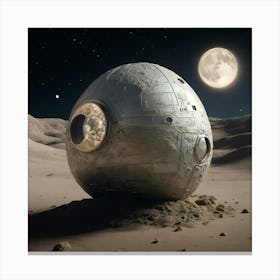 Star Wars Death Star Canvas Print