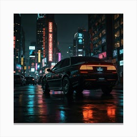 City At Night 2 Canvas Print