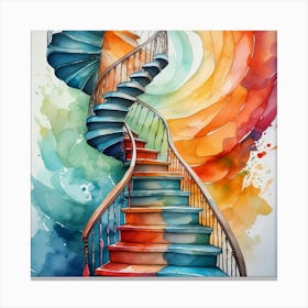 Spiral Staircase 4 Canvas Print